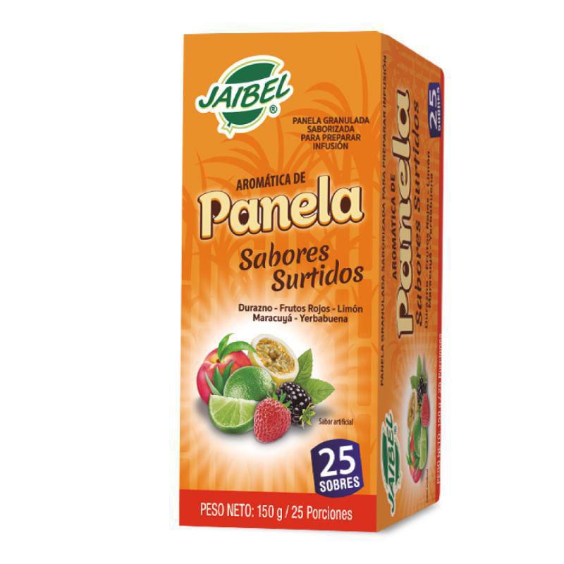Jaibel Aromática De Panela Con Sabores Surtido 150 g