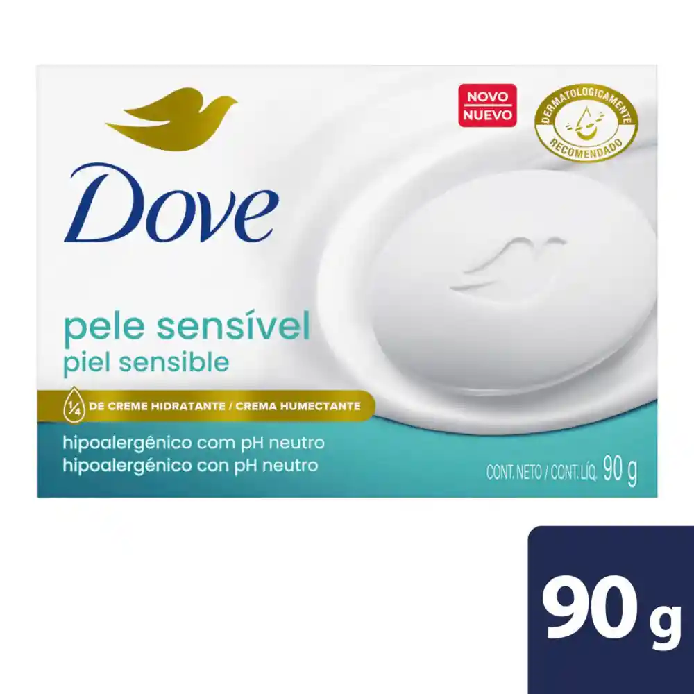 Jabon Dove Piel Sensible (90 Gr)