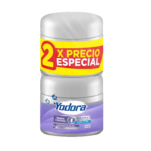 Yodora Desodorante en Crema Derma Control