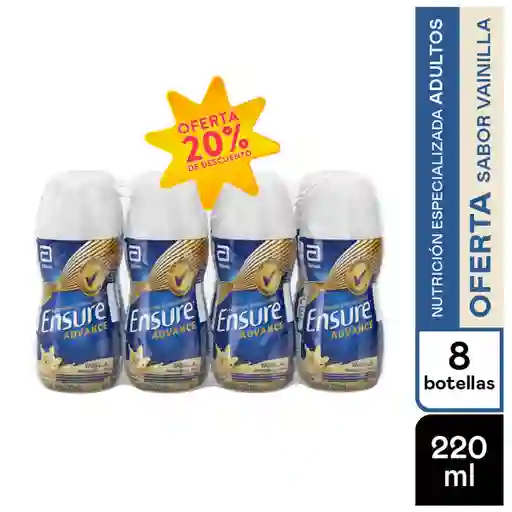 Ensure Advance Liquido Vainilla X 8 Und Oferta 20% Descuento
