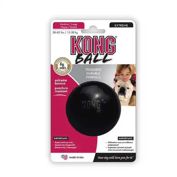 Kong Pelota Para Perro Caucho Extreme Small