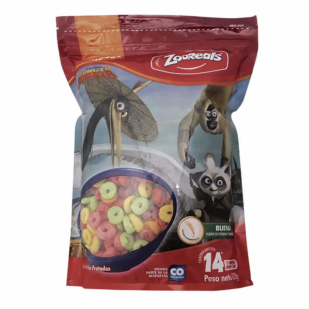 Zooreals Cereal Aritos Maiz Afrutados