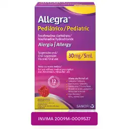 Allegra Pediátrico (30 mg / 5 mL)