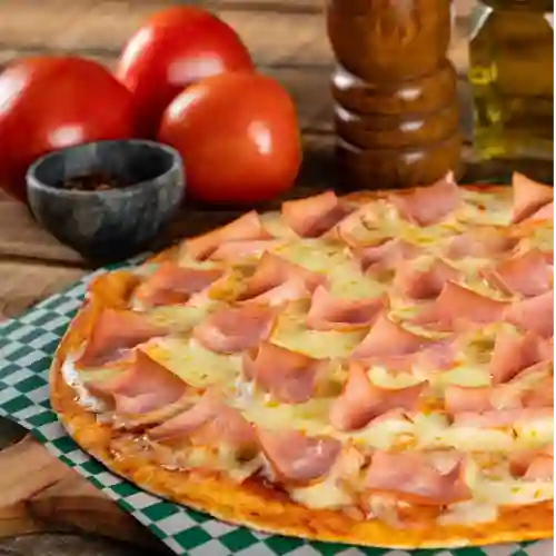 Pizza Jamón y Queso Borde Queso