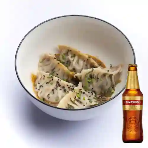Combo Soy Sauce Beef + Club Colombia Dorada 350 ml