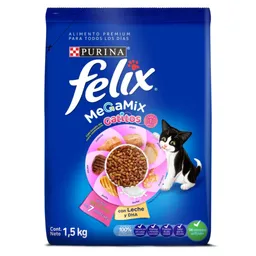 Comida para Gatitos Purina Felix Megamix x 1,5kg