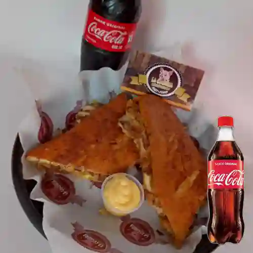 Combo Sándwich de Lechona + Coca Cola Original 500 ml