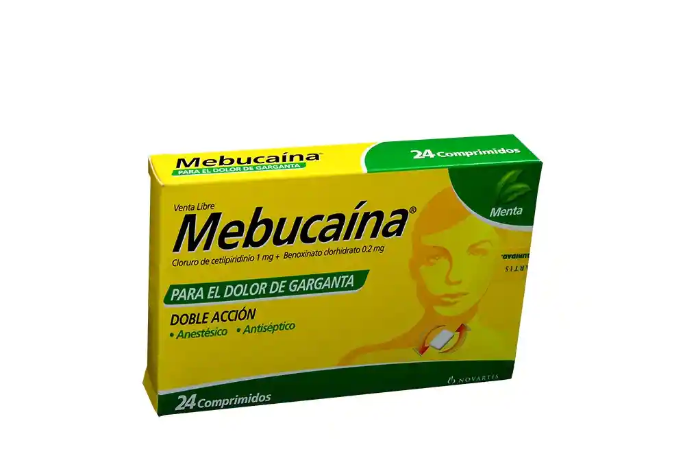 Mebucaína Comprimidos (1 mg / 0.2 mg) 
