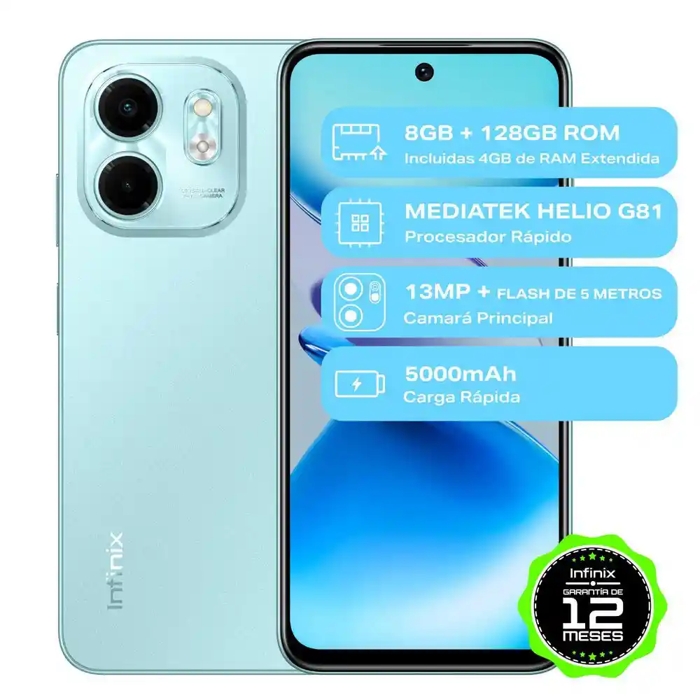 Celular Infinix Smart 9 128 Gb 3 Gb Ram Verde