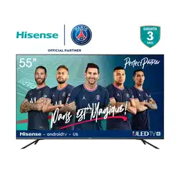 Hinsense Televisor ULED 4K Smart 55 55U6GA