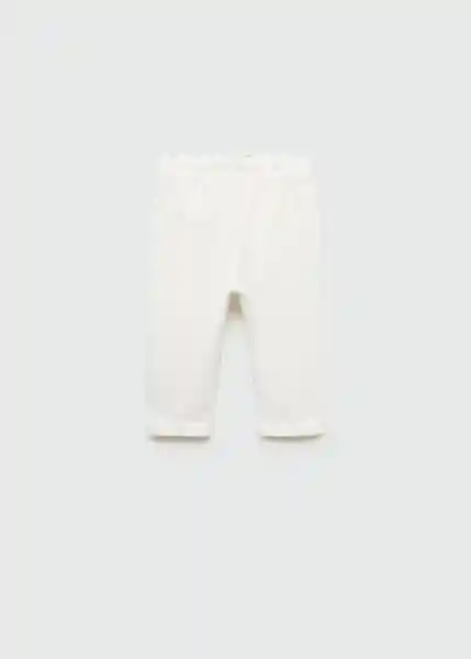 Pantalón Vienab Offwhite Talla 71 Niñas Mango