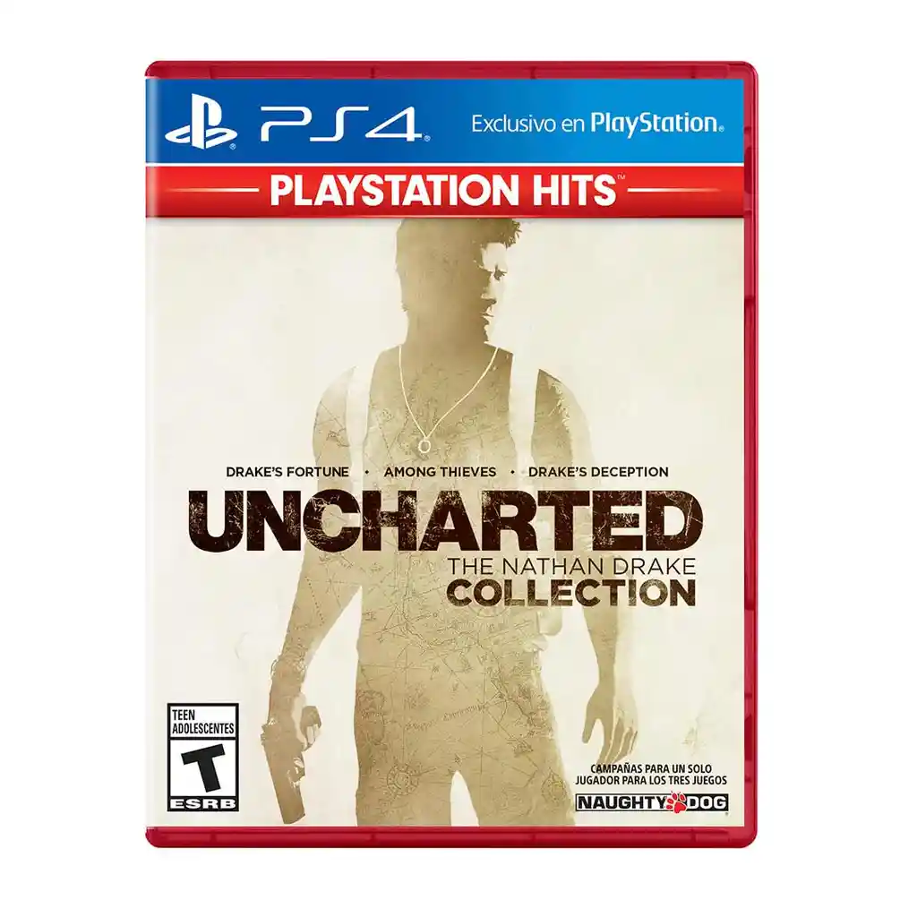 Naughty Dog Videojuego Uncharted The Nathan Drake Collection Ps4