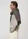 Buzo Jersey Koipe Gris Claro Vigoré Talla M Hombre Mango