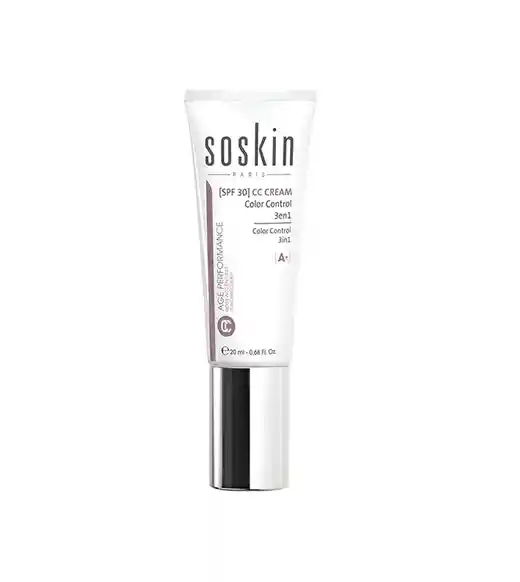 Soskin Cc Cream Color Control 3 en 1 SPF 30