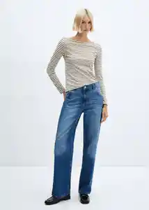 Camiseta Saco Piedra Talla S Mujer Mango