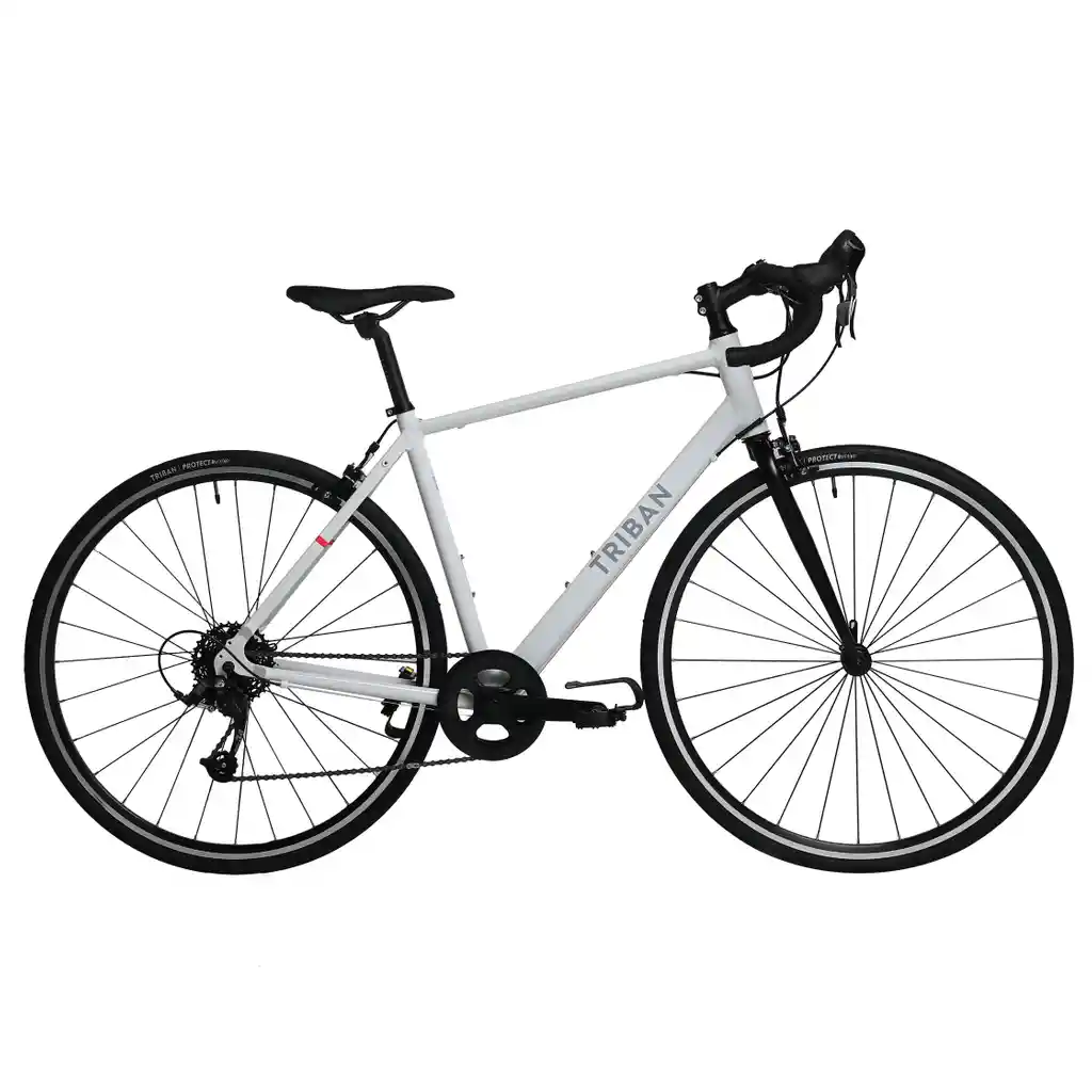 Bicicleta de Ruta Para Mujer Triban Easy Cn Fr - Blanco