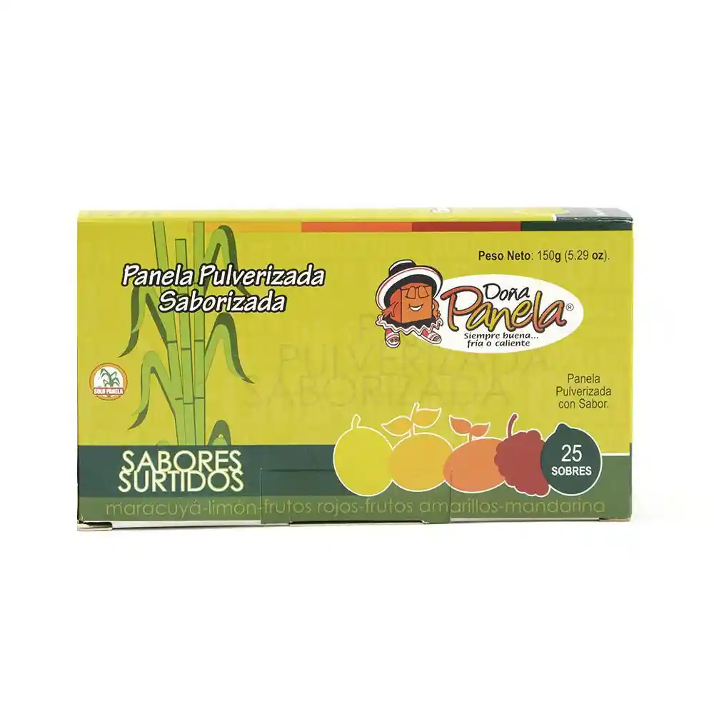  Dona Panela Panela Pulverizada Saborizada Sabores Surtidos 