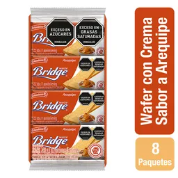 Bridge Galletas Waffer Rellenas con Crema de Arequipe