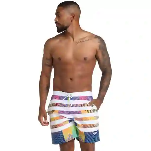 Pantaloneta Angular Fade 18 Pulgadas Hombre Multicolor-xl