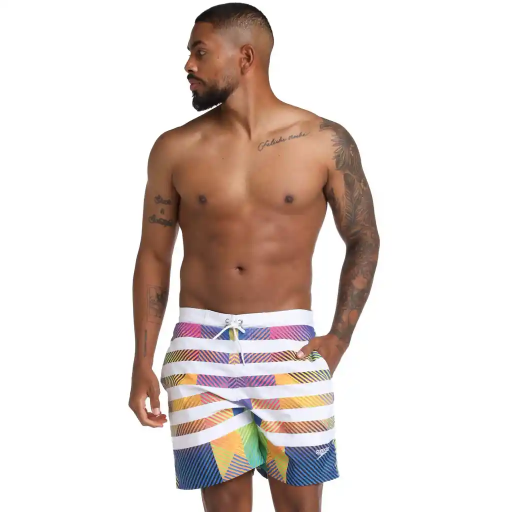 Pantaloneta Angular Fade 18 Pulgadas Hombre Multicolor-xl