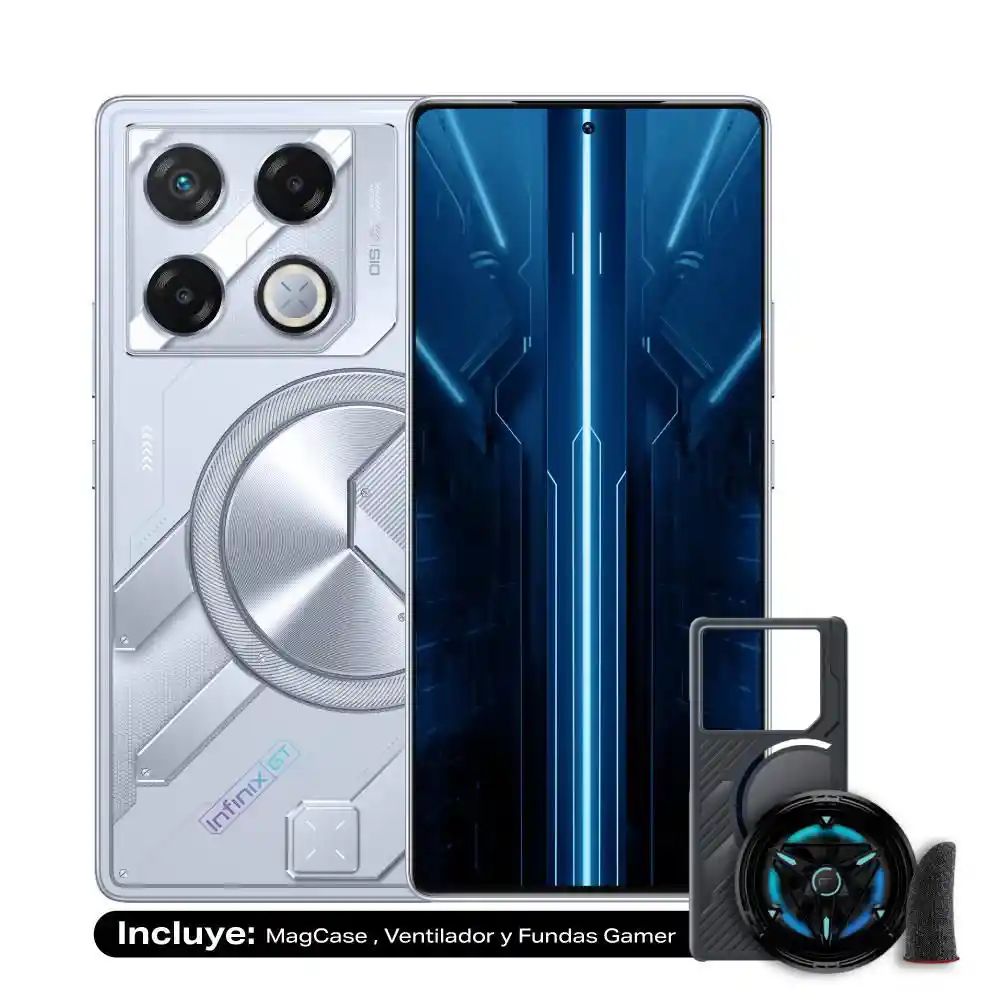 Celular Infinix Gt20 Pro 256 Gb 12 Gb Ram Gris Estuche/ Cargador/ Pin /