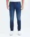 Jean Super Slim Fit Azul Dark Ultraoscuro 32/32 Chevignon