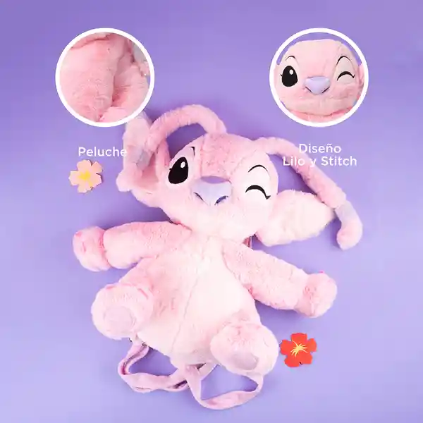 Maleta de Peluche Ángel Disney Stitch Miniso