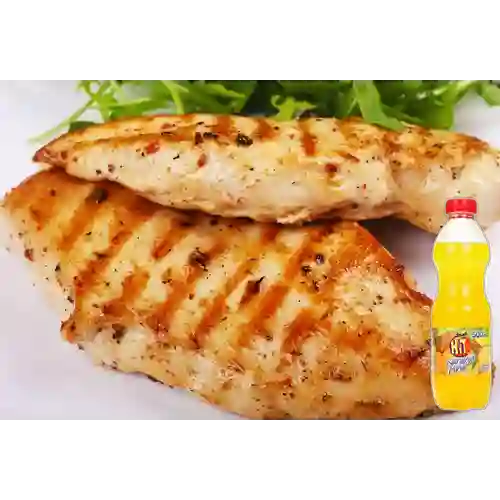 Combo Pechuga con Queso + Hit Naranja Piña 500 ml
