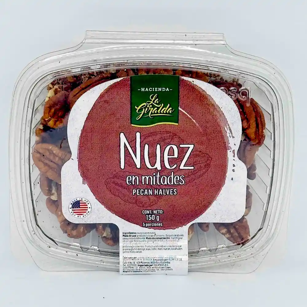 Nuez Pecan Mitades La Giralda