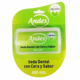 Andes Seda Dental Con Cera Sabor A Menta400 Metros