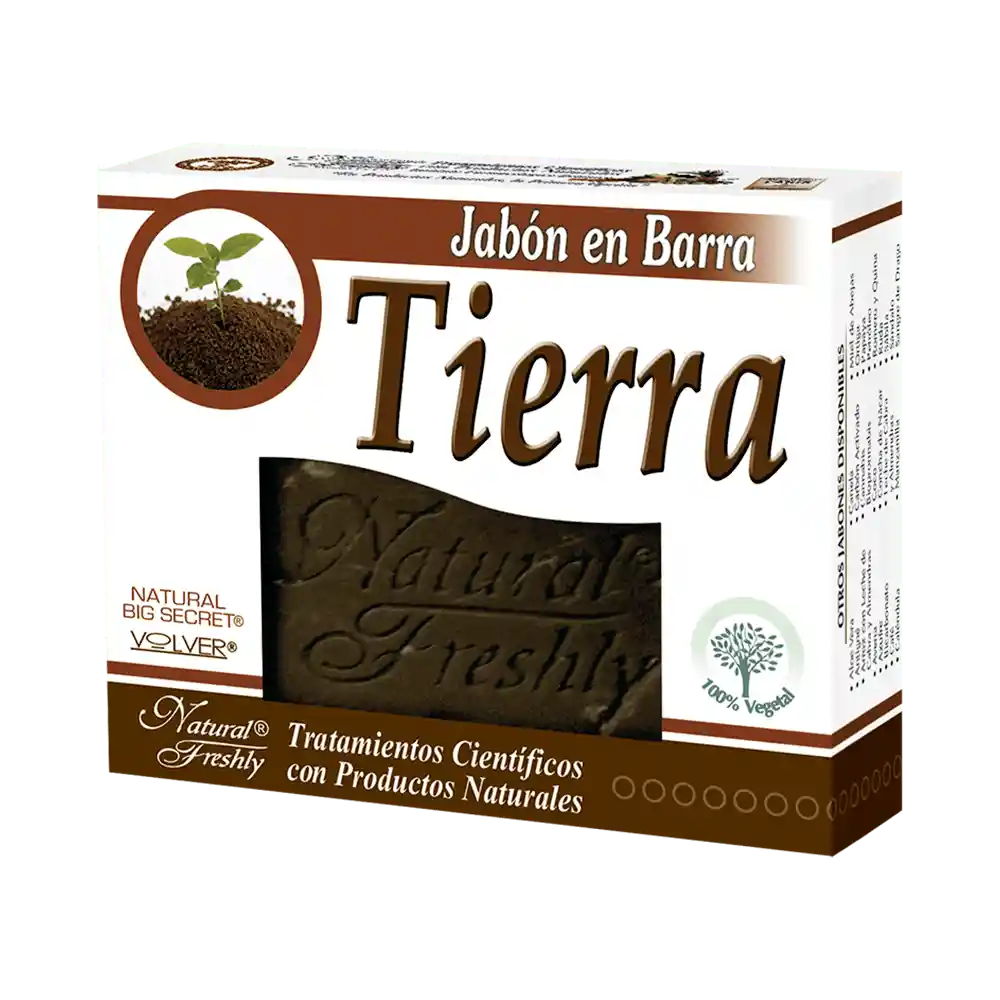 Natural Freshly Jabón en Barra de Tierra