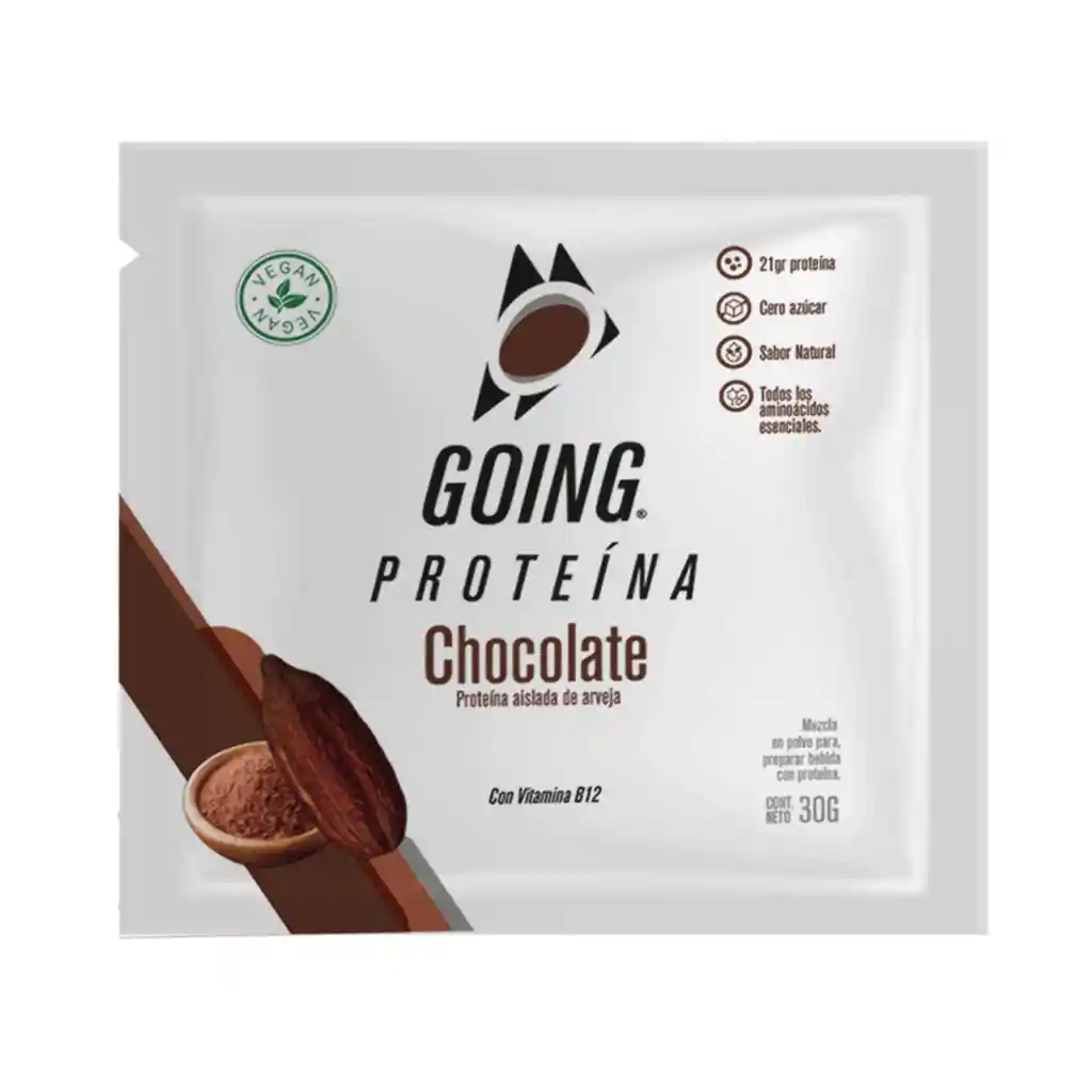 Sobre de Proteína de Con de Proteína Sabor a Chocolate Going