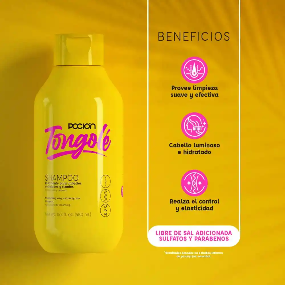 Shampoo La Pocion Tongole Rizos y Onduladas