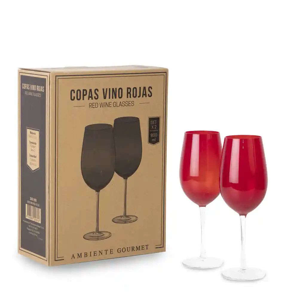 Copa Vino Roja Ambiente Gourmet