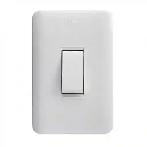 Exe Interruptor Sencillo Conmutable Boreale Blanco