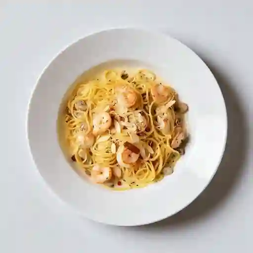 Pasta de Camarones Al Roquefort