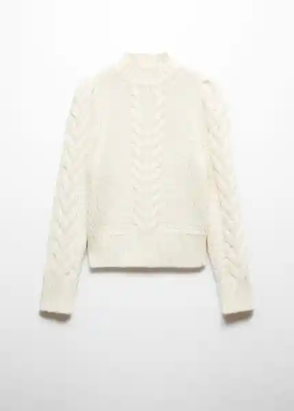 Jersey Arquito Crudo Talla XL Mujer Mango