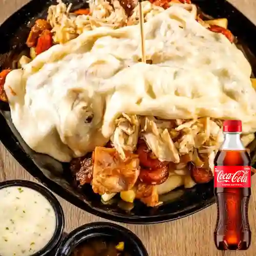 Combo Papas Callejeras + Coca Cola Original 400 ml
