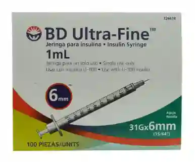 Becton Dickinson Jeringa Para Insulina Ultra-Fine