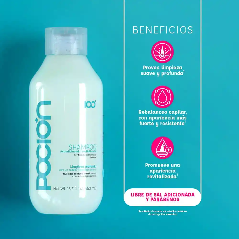 Shampoo Pocion + Acondicionador Revitalizante