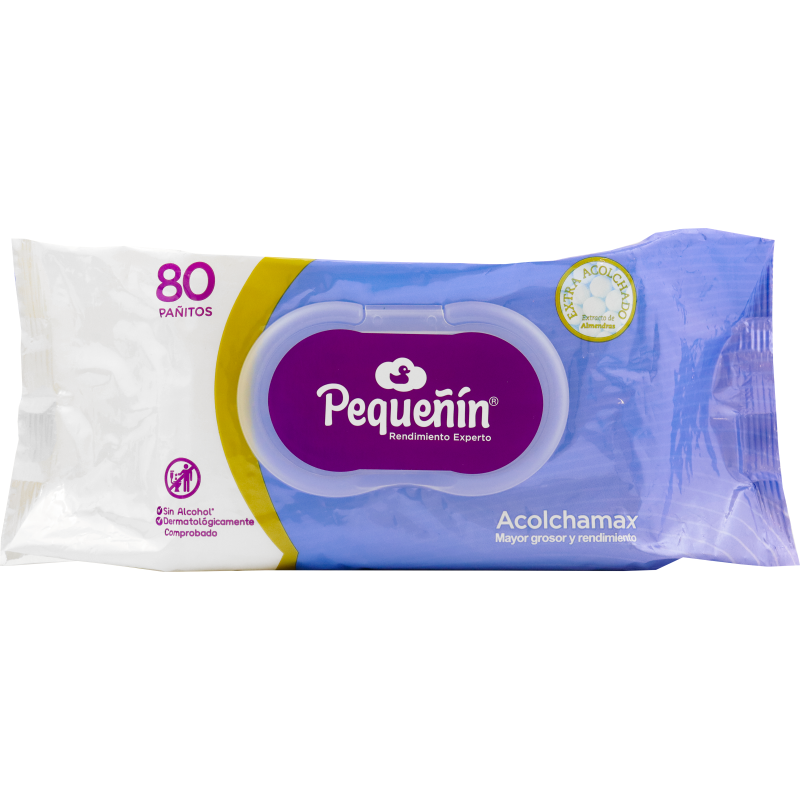 Pañitos Húmedos Acolchamax - Pequeñin - 80 Ud.