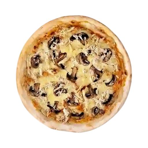 Pizza Personal Pollo con Champiñones