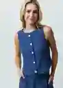 Camisa Spam Mujer Azul Anochecer Ultra Oscuro T S 412G301 Naf Naf