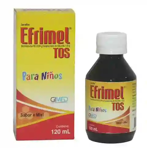 Efrimel Tos Ninos (bromhexina/guayacolato) Jarabe Frasco