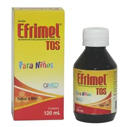 Efrimel Tos Ninos (bromhexina/guayacolato) Jarabe Frasco