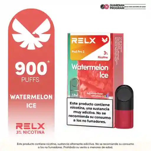 Relx Pod Vaporizador Recargable Watermelon Ice 3%