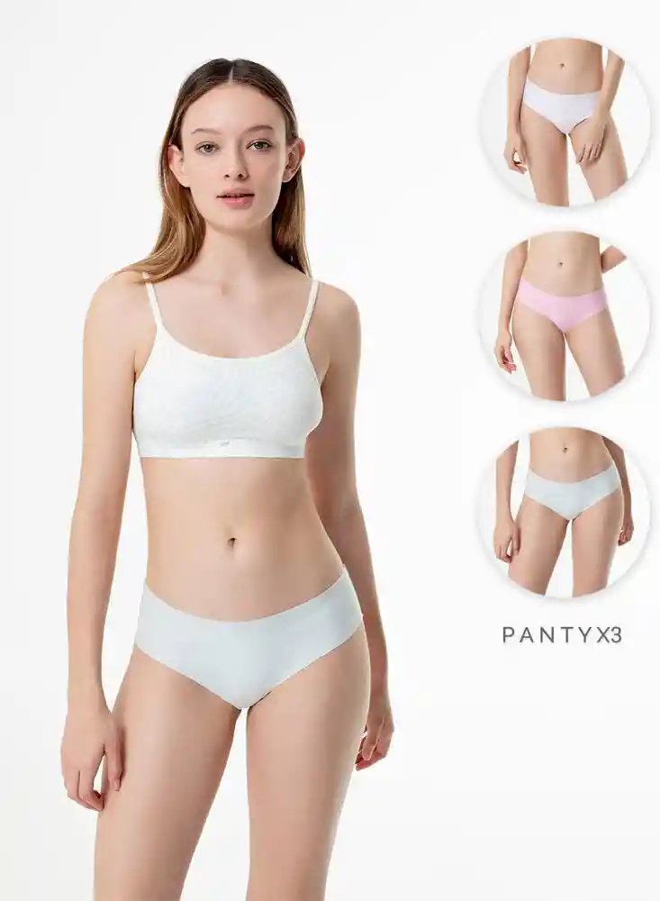 Panty Paq Cachetero Mujer L-stdo 9800