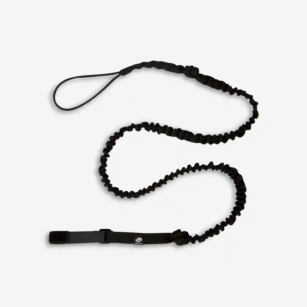 Leash Elástico Para Remo de Kayak de Travesía Itiwit Negro