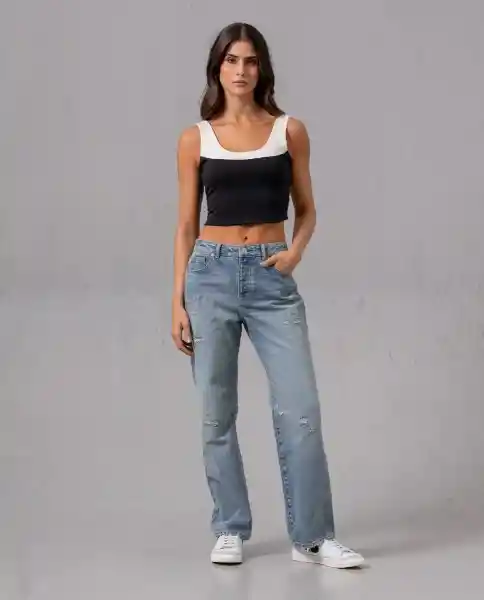 Camiseta Mujer Negro Noche Ultraoscuro Talla S 35077 Rifle