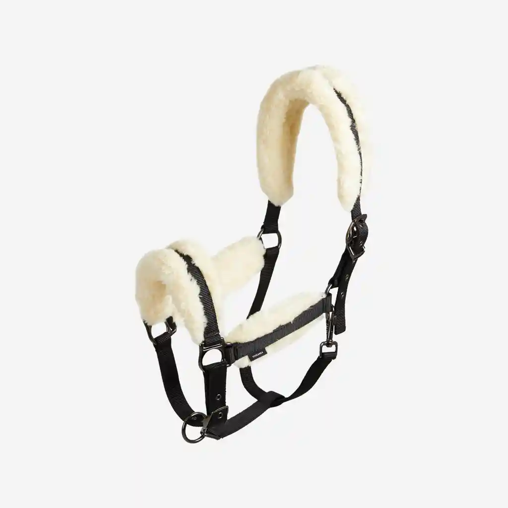 Jaquimón Cuadra Para Caballo de Equitación - Fouganza Negro/beige